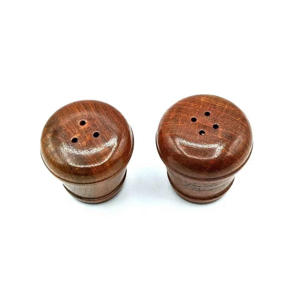 Vintage Wooden Salt and Pepper‎ Shakers Surfside Beach